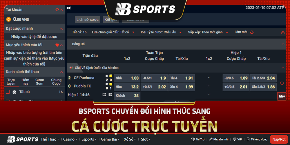Giao diện đăng nhập Bsport tối ưu